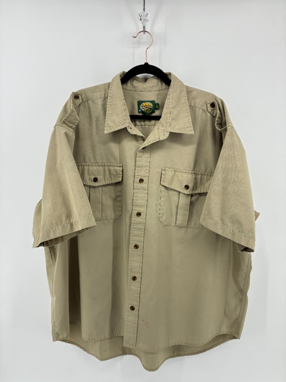 MASSIVE $10 SALE Cabela's Khaki Casual Button-Down Shirt